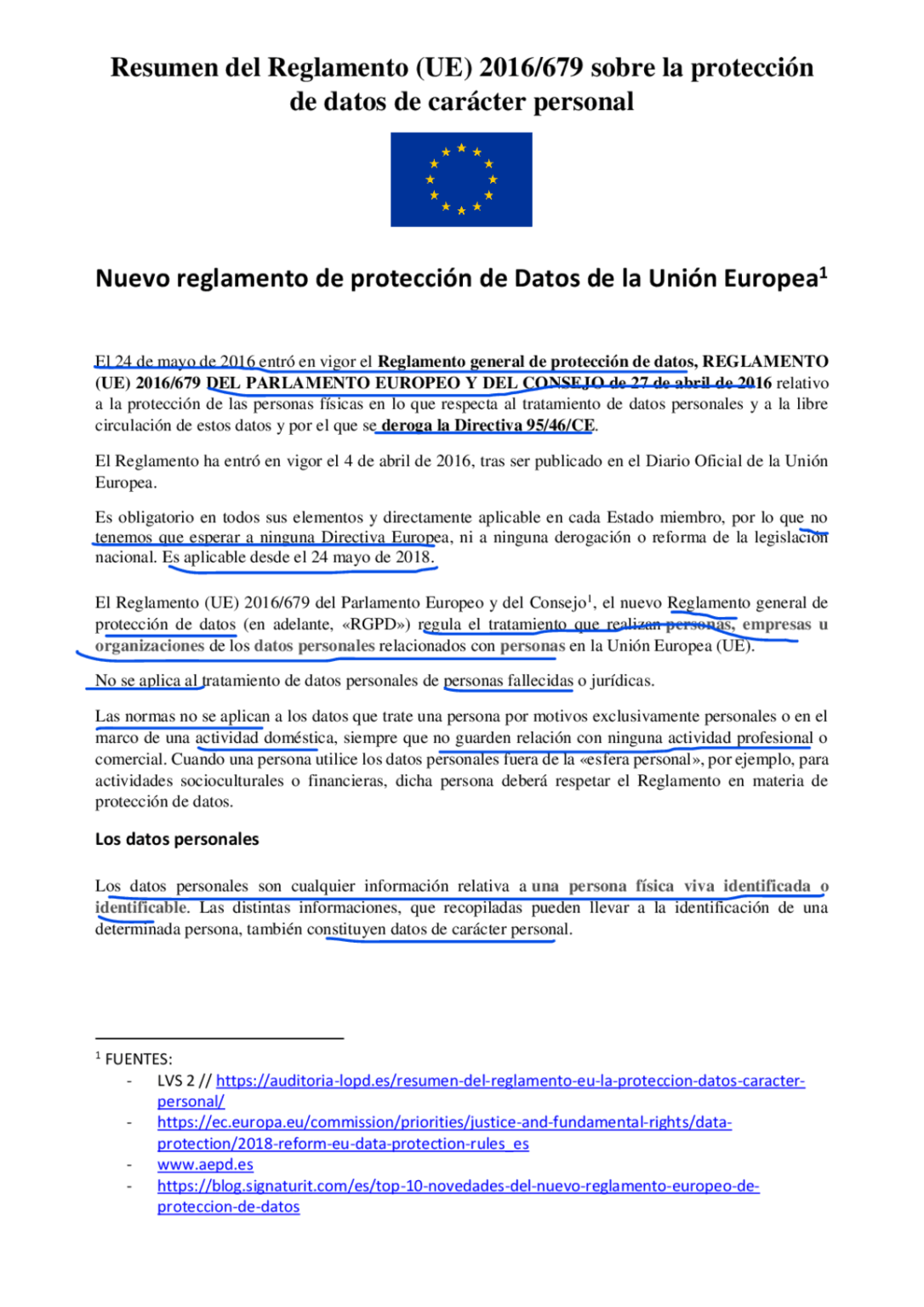 Reglamento de protección de datos de la Unión Europea: una guía ...